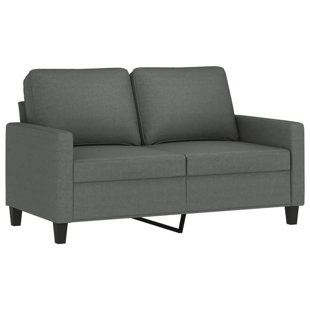 2 Piece Grey Fabric Sofa Set