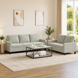 Your New Grey Velvet Sofa Set Awaits You