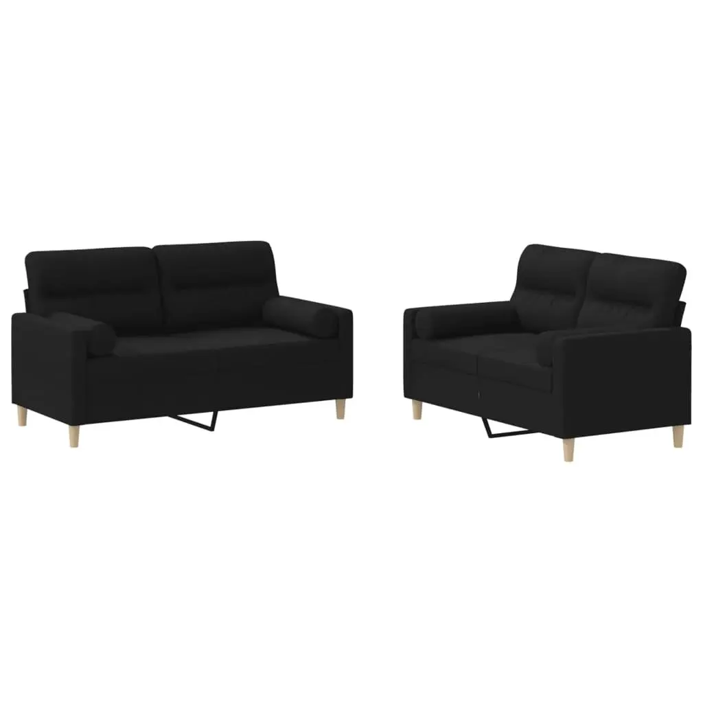 Black Sofa Set for Relaxing Evenings