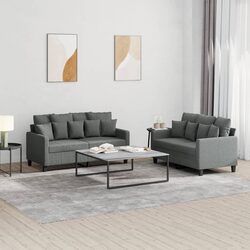 Your New Grey 2 Piece Sofa Set for Cozy Moments