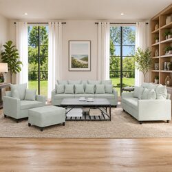 Your New Grey Velvet Sofa Set Awaits: Comfortable and Chic