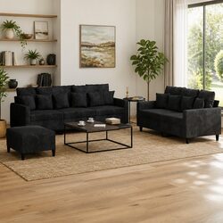 Your Ideal 3 Piece Sofa Set with Footstool Awaits
