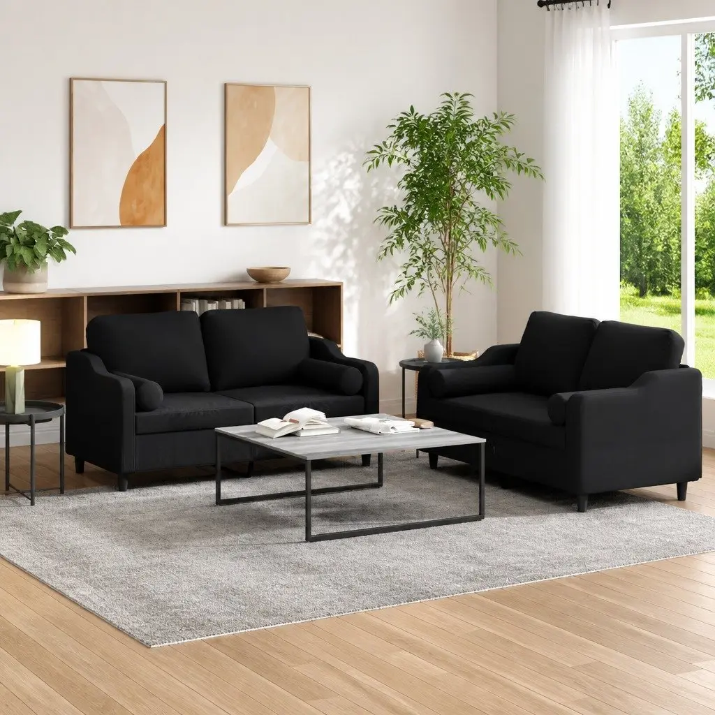 Black Sofa Set
