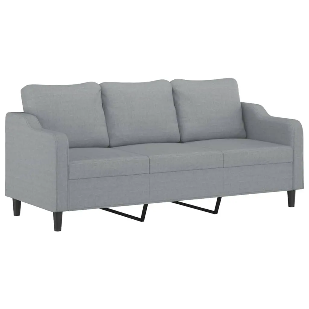3 Piece Grey Sofa Set