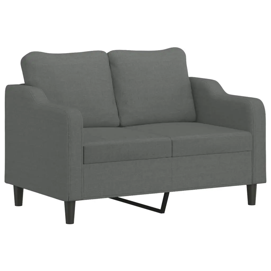 3 Piece Grey Fabric Sofa Set