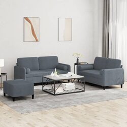 Your Perfect Grey Velvet Sofa Set Awaits You