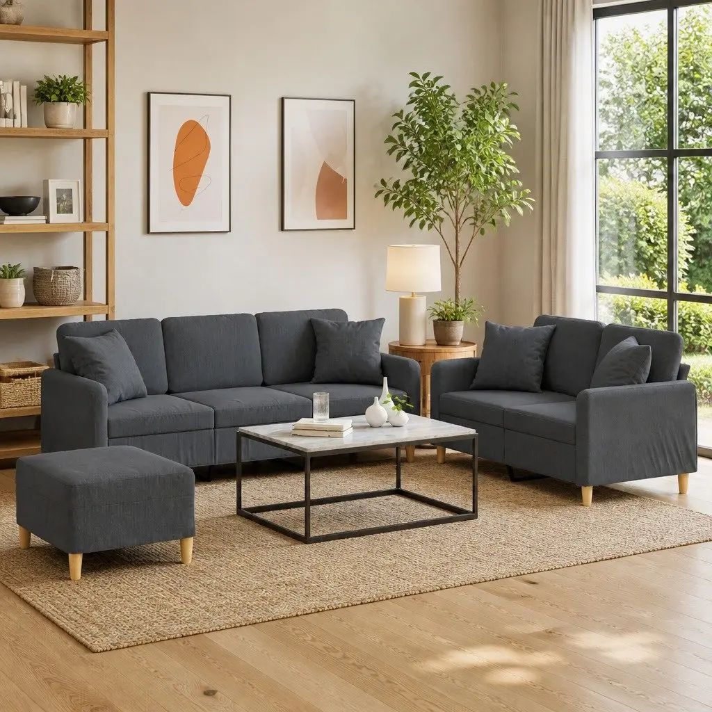 Grey Sofa Set