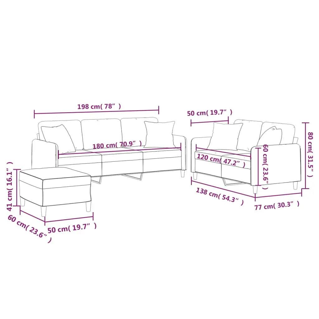 Grey Sofa Set