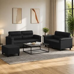 You’ll Love This 3 Piece Sofa Set with Footstool