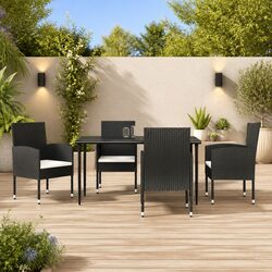 Friendly 5-Piece Garden Dining Set for Your Outdoor Meals