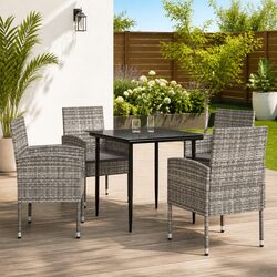 Your New 5-Piece Garden Dining Set Awaits You