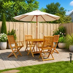 Experience Comfort with Our 5 Piece Garden Dining Set
