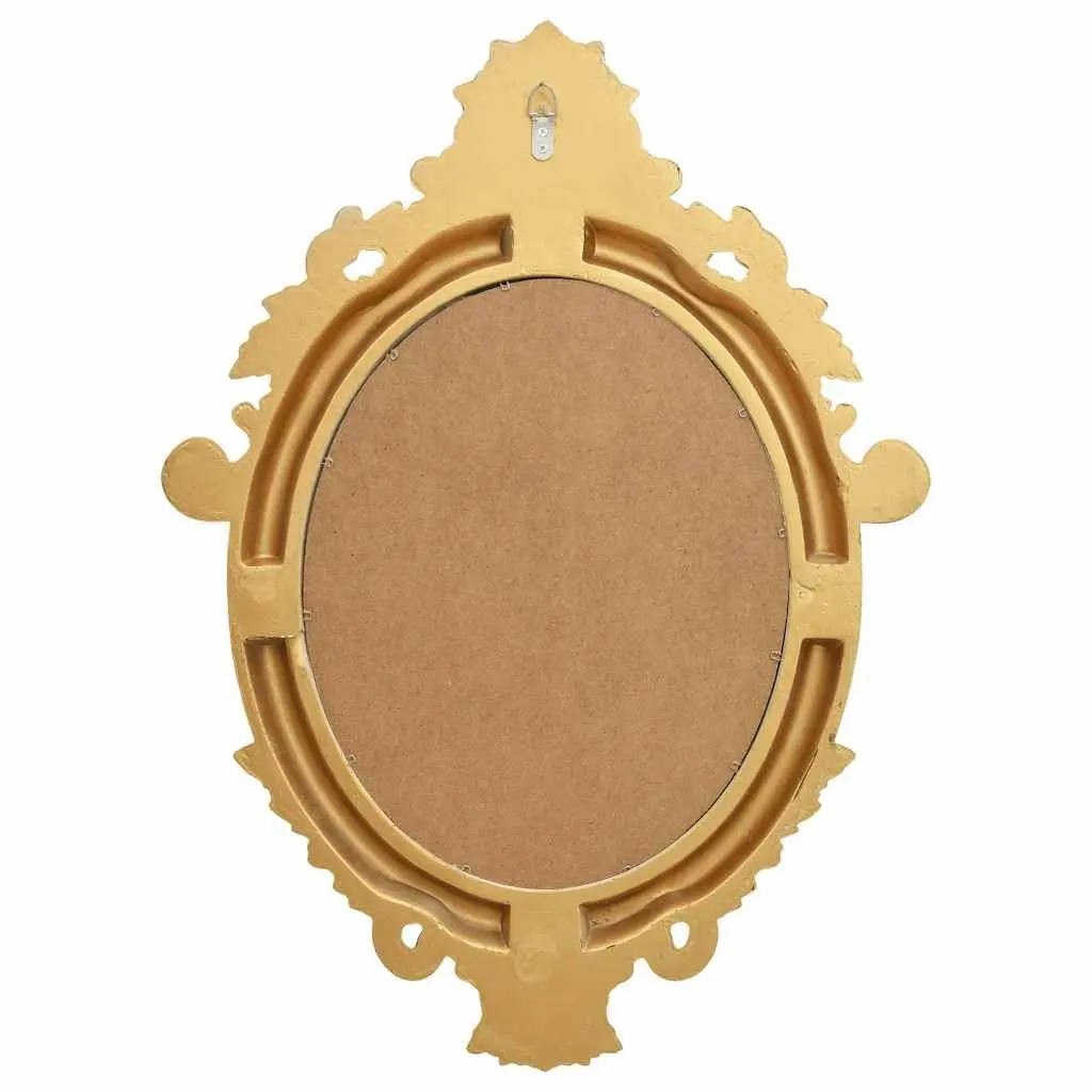 Wall Mirror Castle Style Gold Ornate Frame 56x76 cm