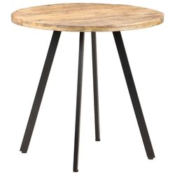 Friendly and Unique 80 cm Rough Mango Wood Table
