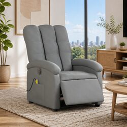 Your New Grey Electric Massage Recliner Chair Awaits
