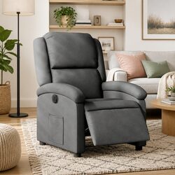 Your Friendly Grey Electric Recliner Chair with Adjustable Comfort