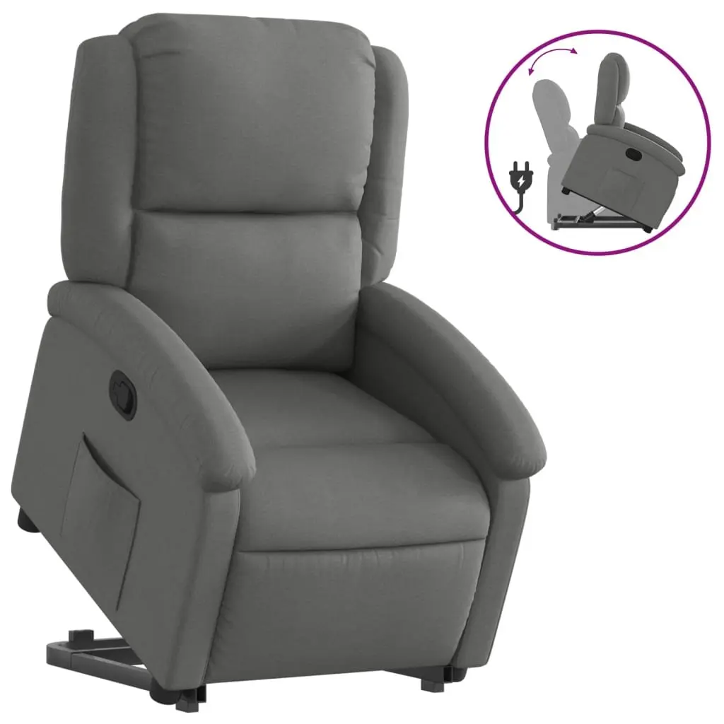 Recliner Chair in Dark Grey