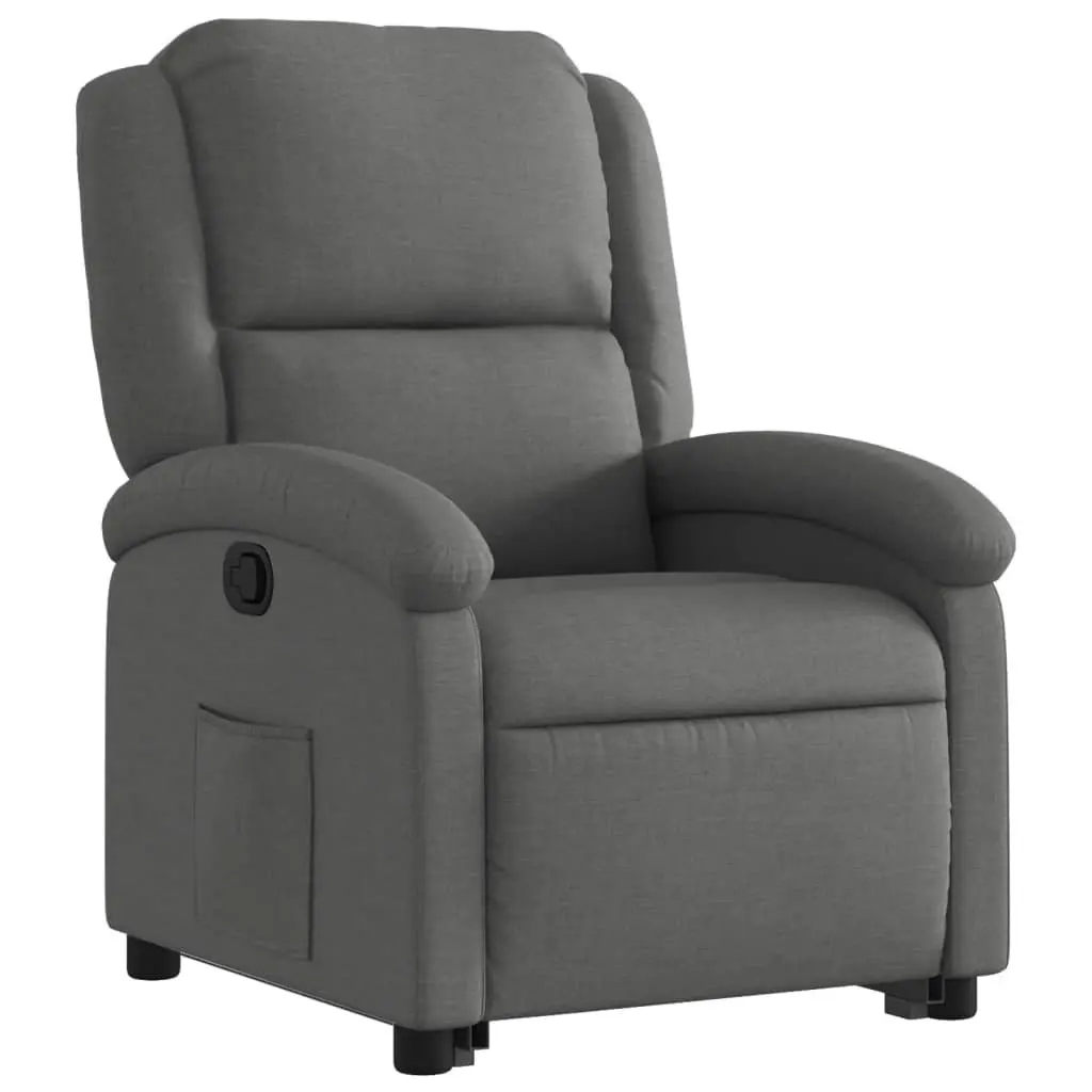 Recliner Chair in Dark Grey