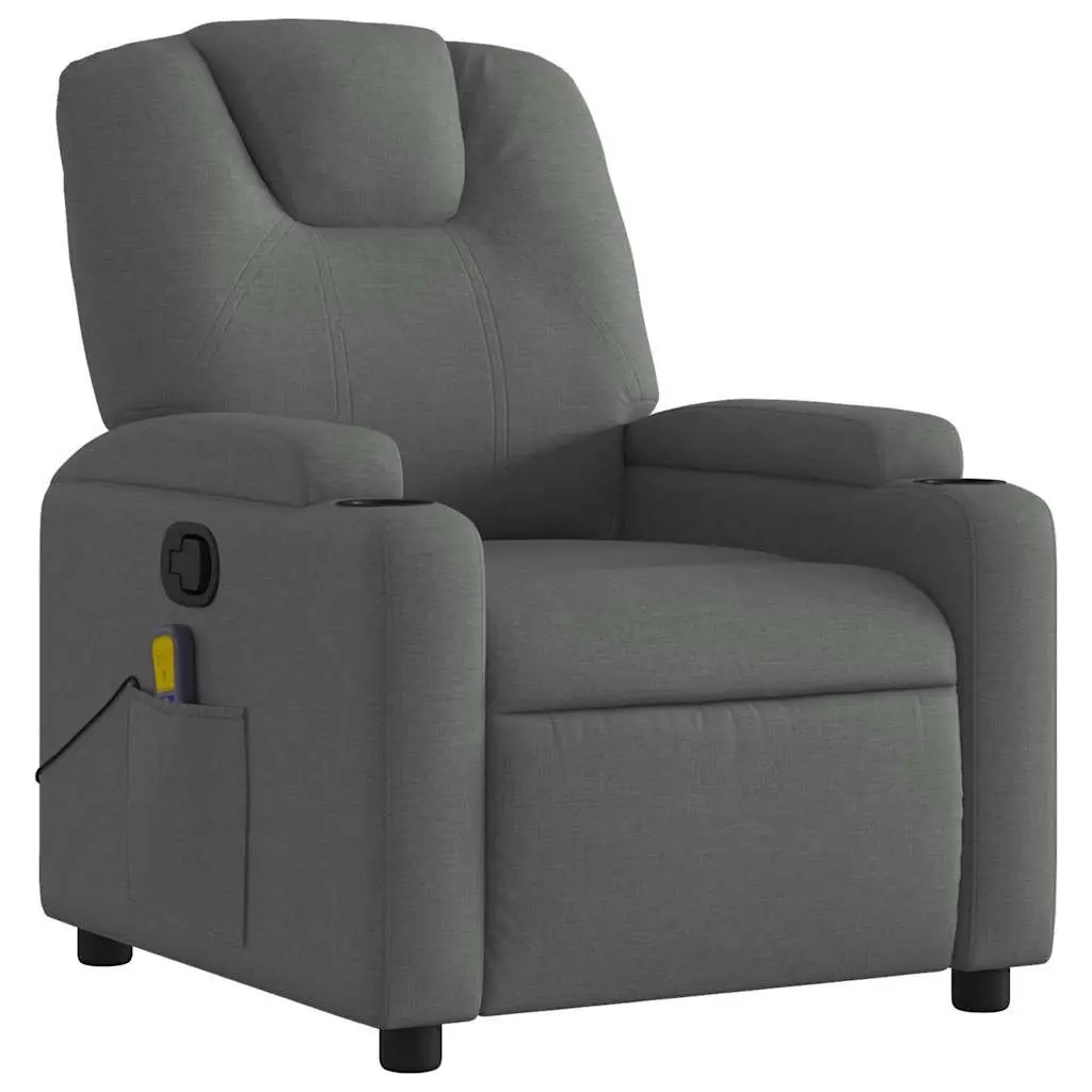 Grey Recliner Chair with Massage