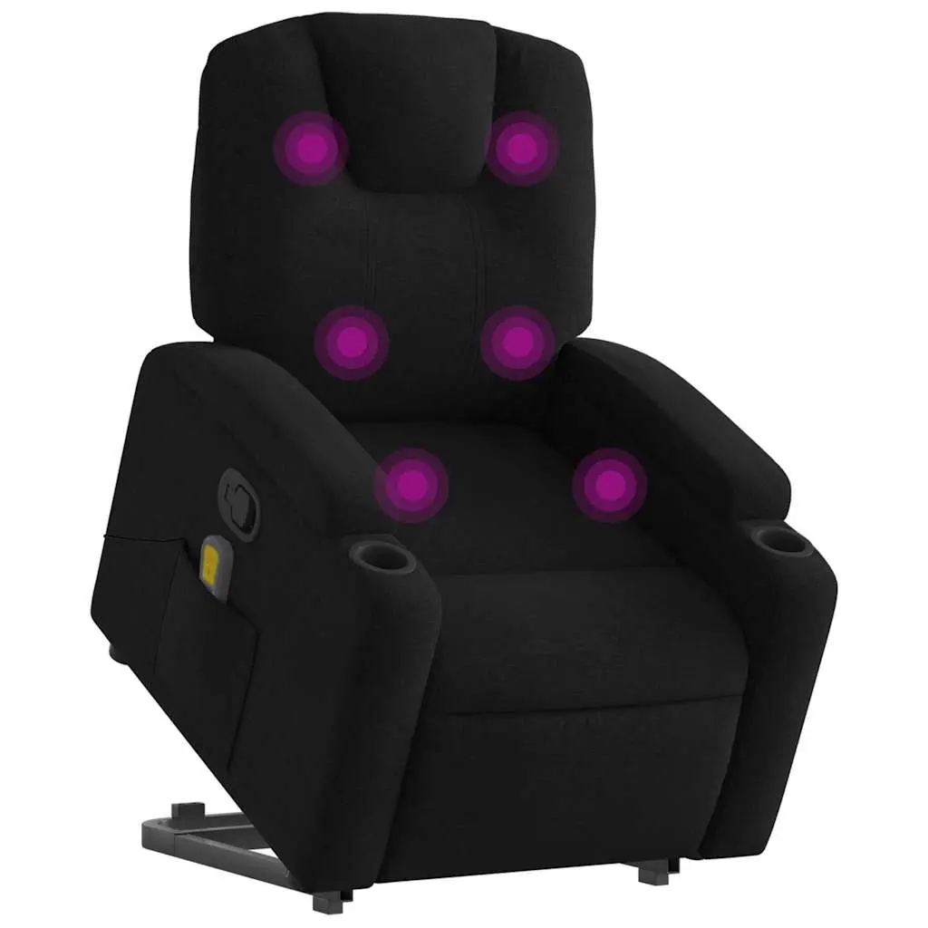 Black Electric Recliner Chair with Massage