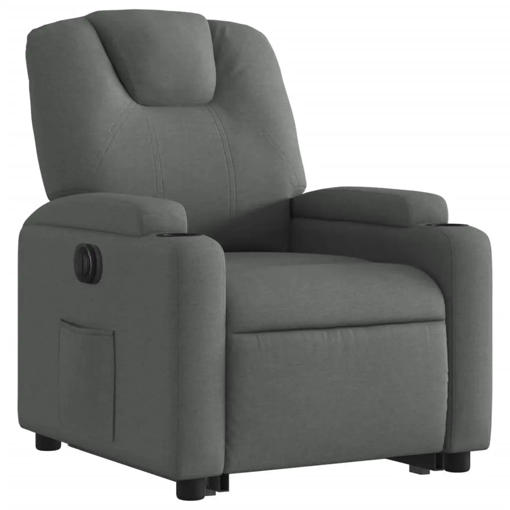 Grey Electric Stand Up Recliner Chair