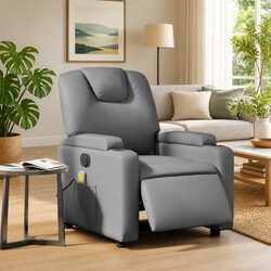 Your Cozy Electric Massage Recliner Chair in Grey