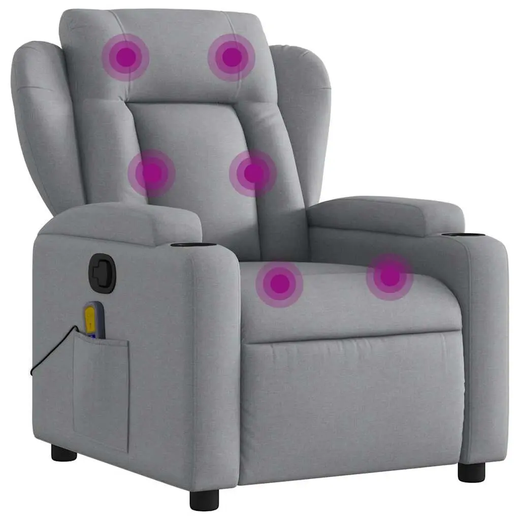 Grey Massage Recliner Chair