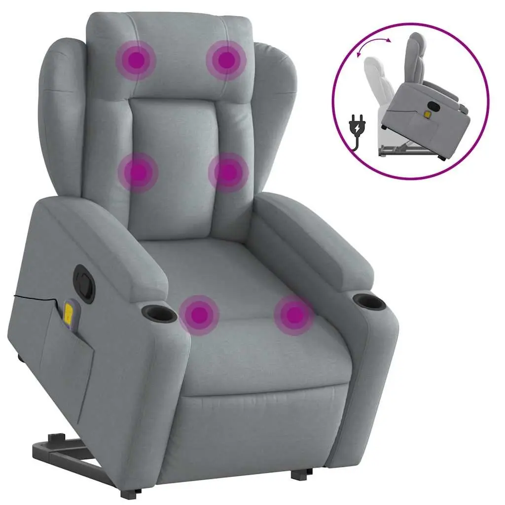 Grey Massage Recliner