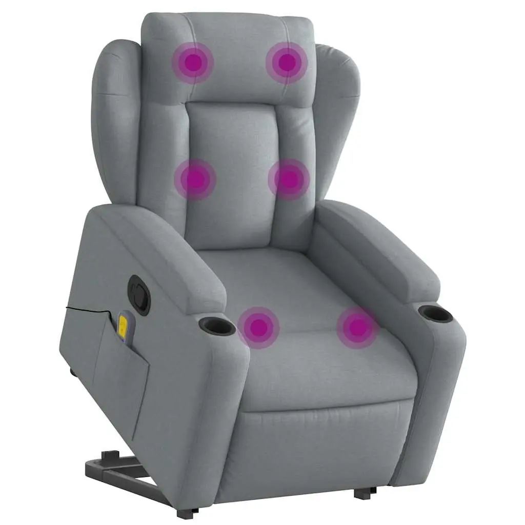 Grey Massage Recliner