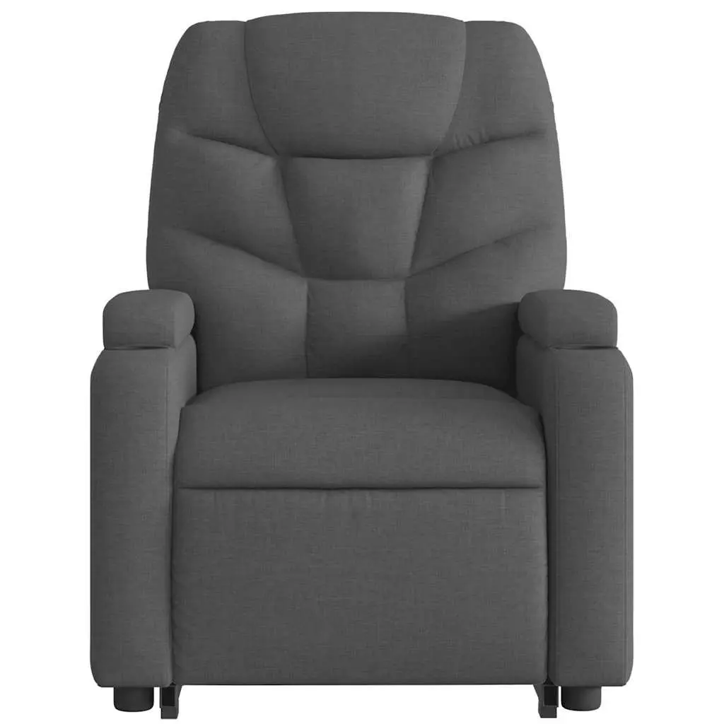 Grey Fabric Massage Recliner Chair
