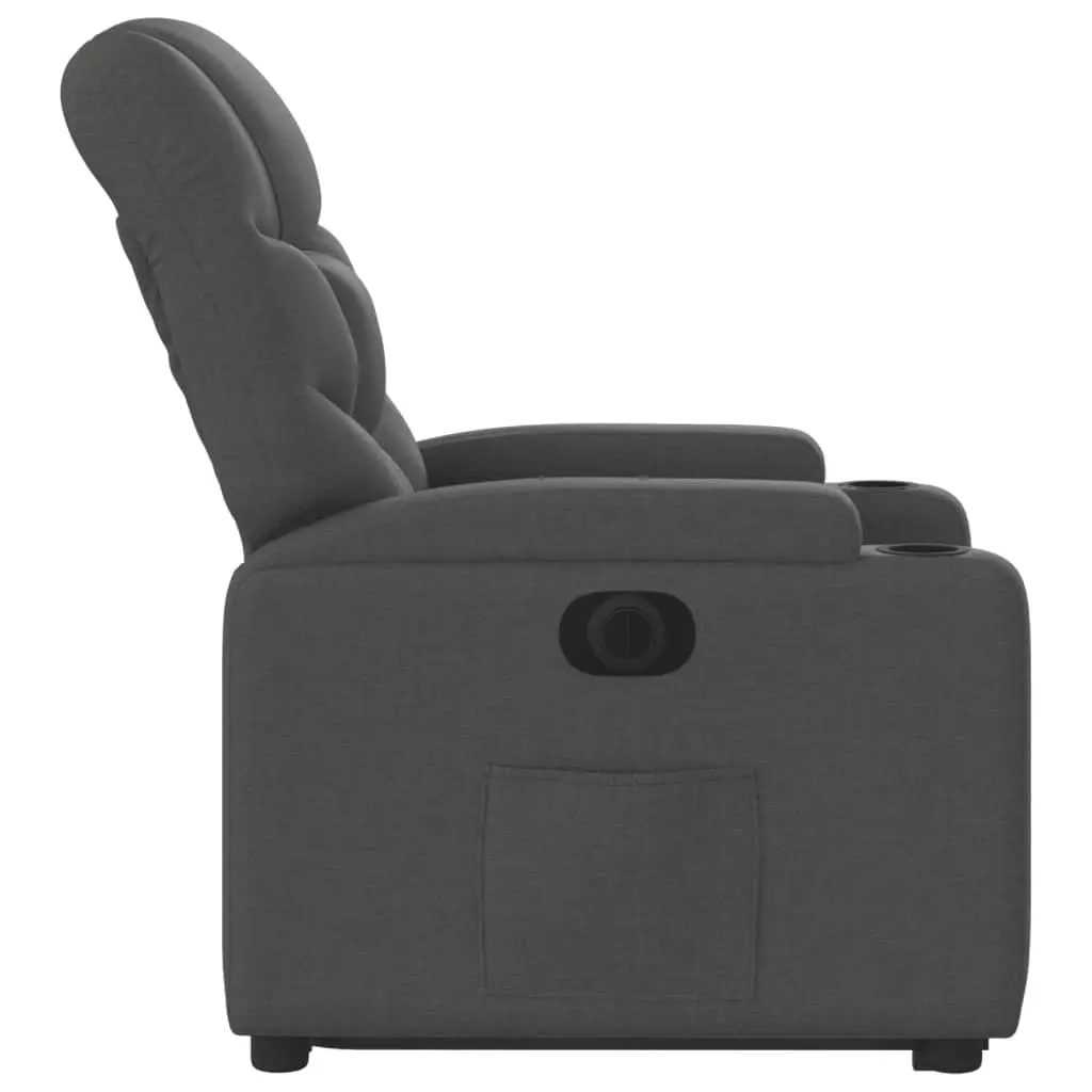 Electric Stand Up Recliner Armchair Power Lift Recline Elderly Comfort Grey