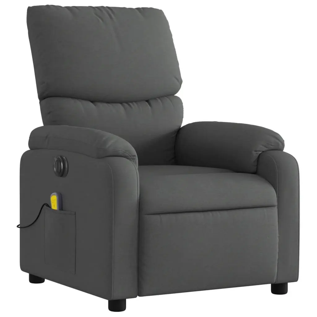 Grey Electric Massage Recliner