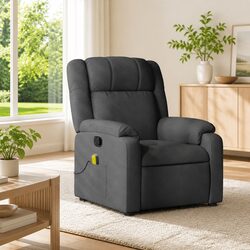 Your Perfect Grey Fabric Massage Recliner Chair
