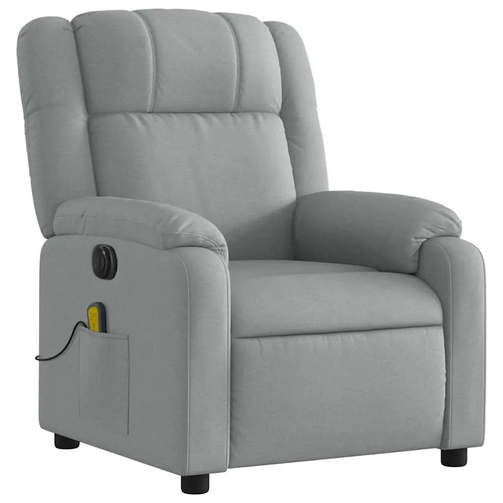 Grey Electric Massage Recliner Chair
