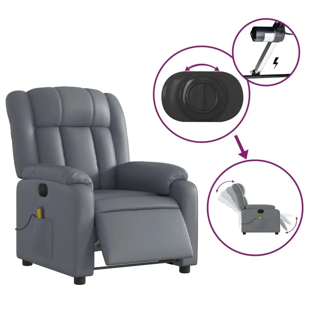 Grey Recliner Chair