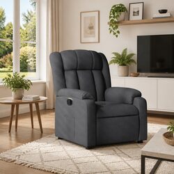 Your Cozy Grey Recliner Armchair Awaits You