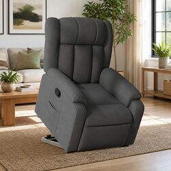 Your Comfortable Grey Fabric Massage Recliner Awaits