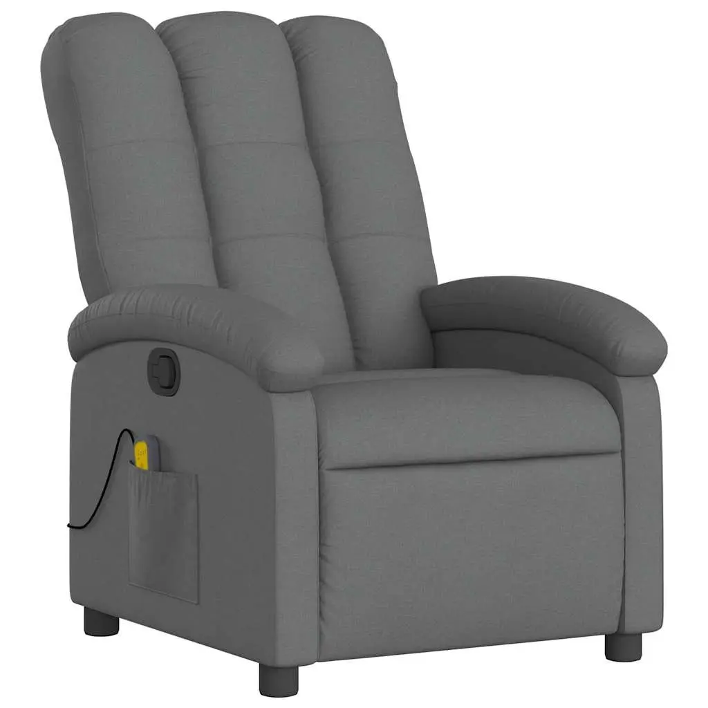 Grey Recliner Chair with Massage