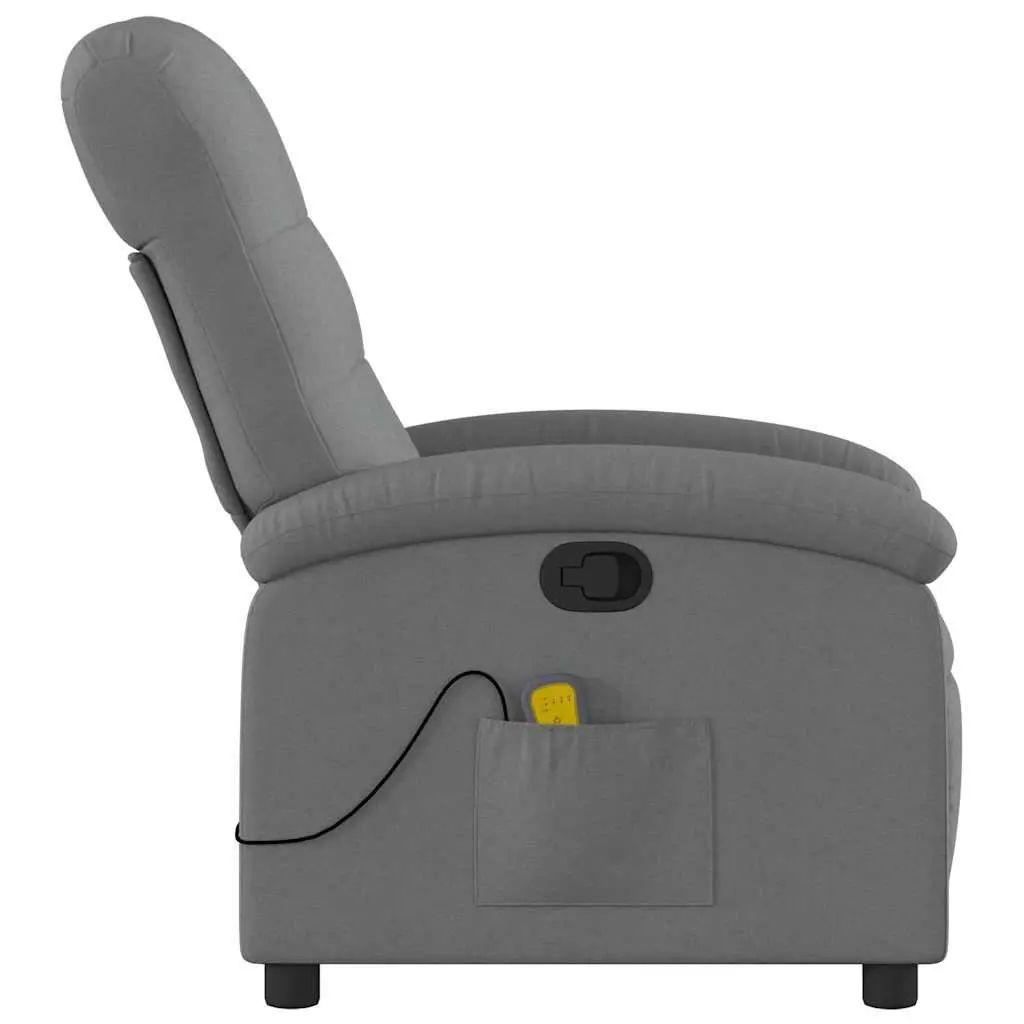 Grey Recliner Chair with Massage