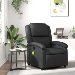 Enjoy Your Relaxation with a Black Leather Recliner Chair