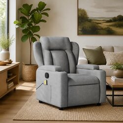 Your Go-To Light Grey Massage Recliner Chair
