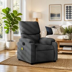 Friendly Grey Fabric Recliner Chair for Your Home