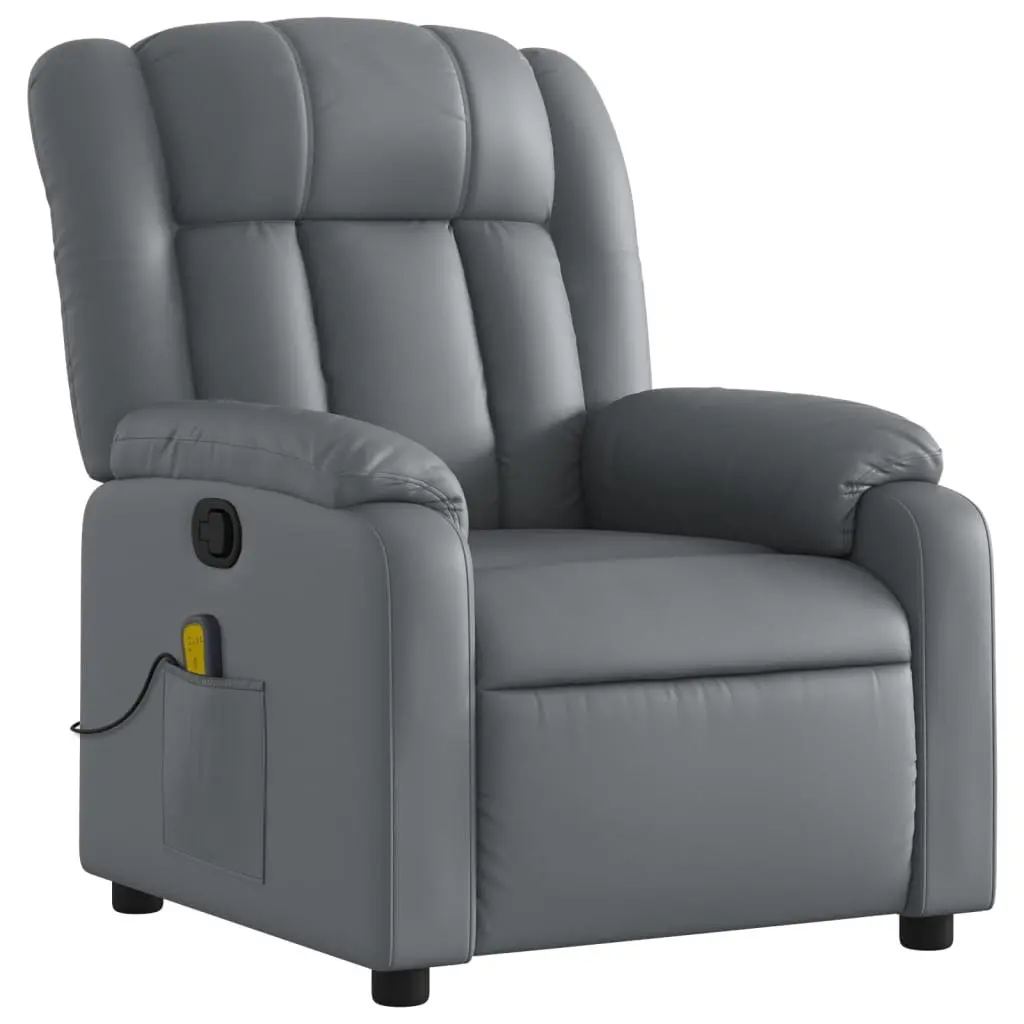 Grey Massage Recliner