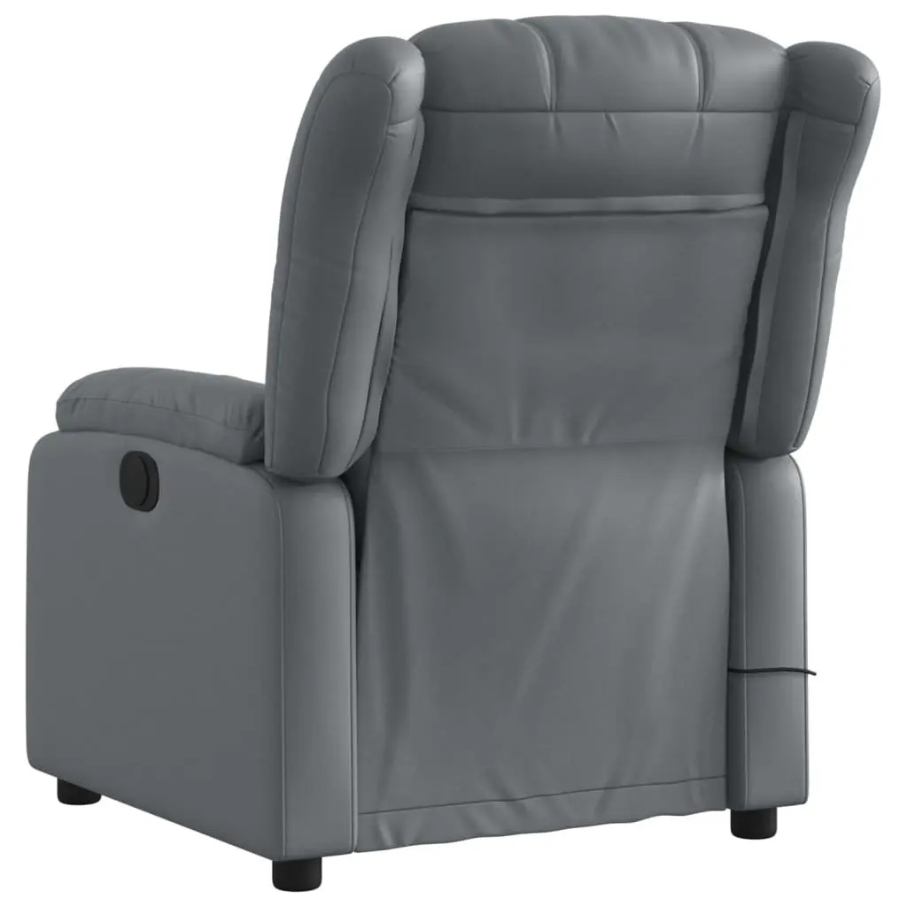Grey Massage Recliner