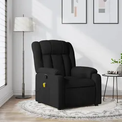 Your Comfortable Black Fabric Massage Recliner Awaits