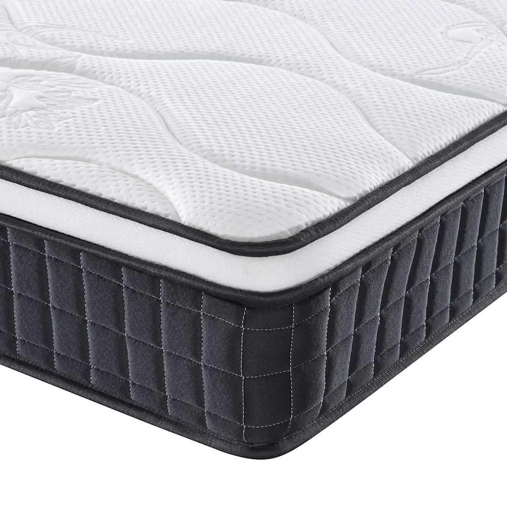 Bonnell Spring Mattress Medium Firmness Double Size 137x190 cm Removable Cover