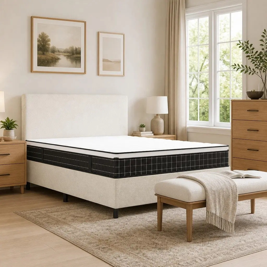 Queen Size Bonnell Spring Mattress 152x203 cm Comfort for Everyone