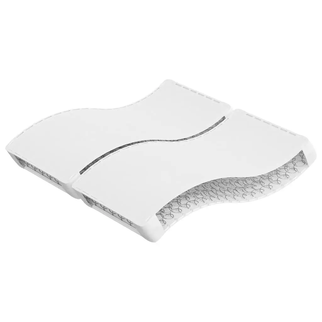 Bonnell Spring Mattress Medium Firm Support Bedroom Sleeping 183x203cm White
