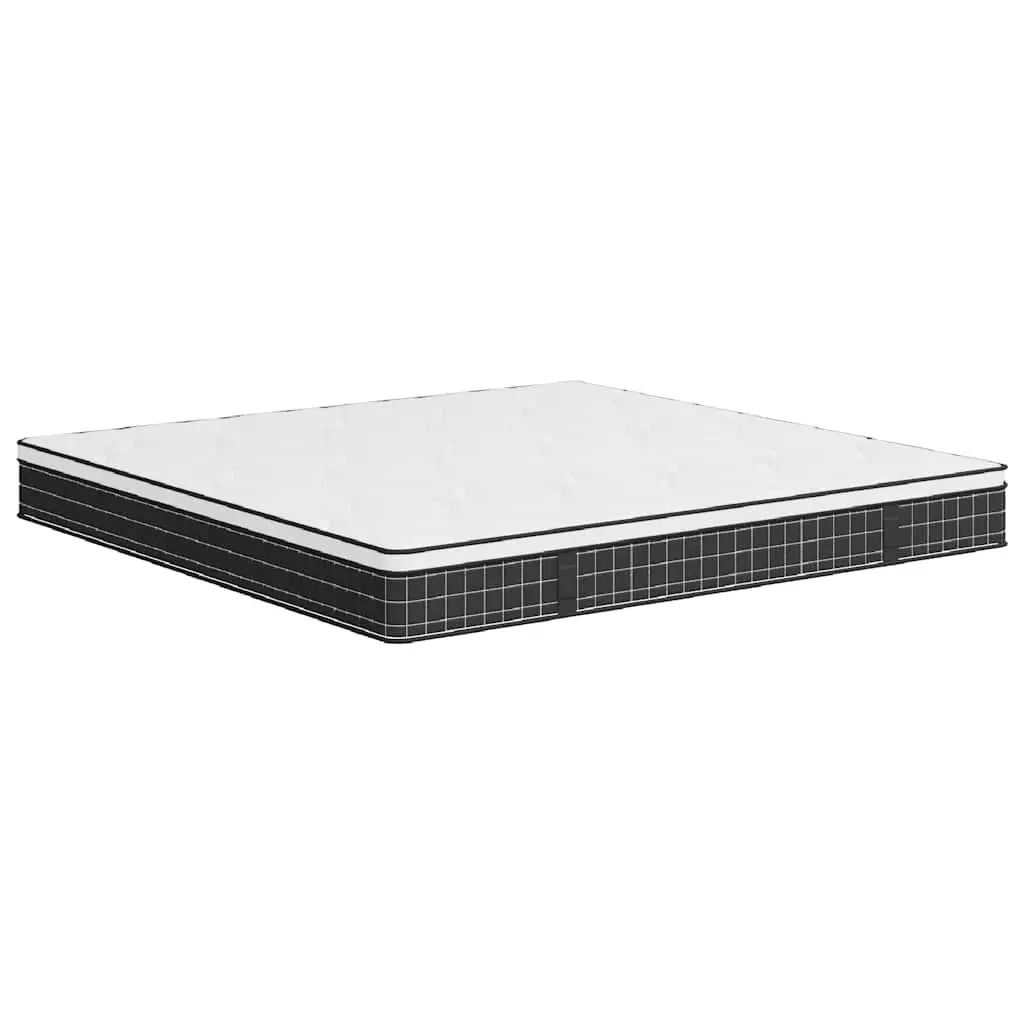 Bonnell Spring Mattress Medium Firm Support Bedroom Sleeping 183x203cm White