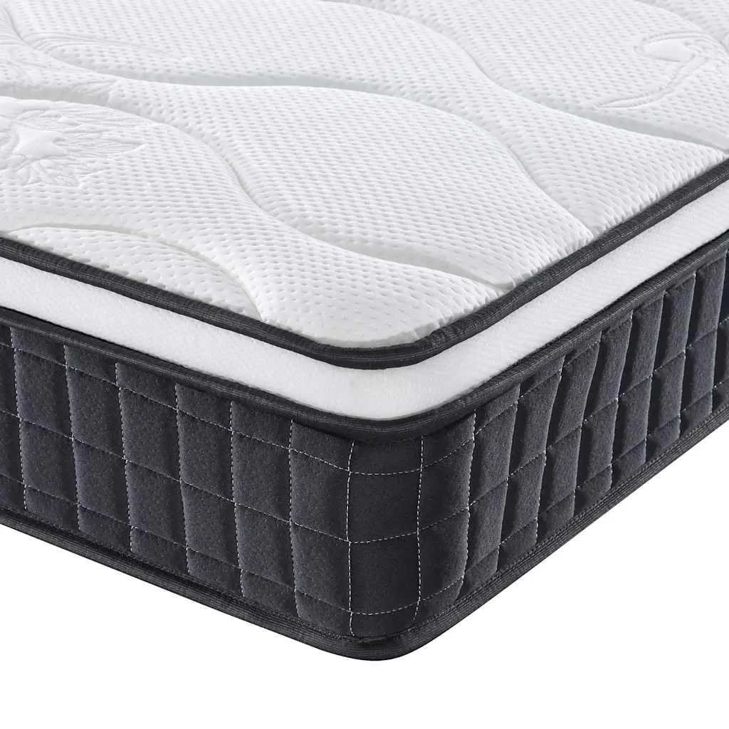 Bonnell Spring Mattress Medium Firm Support Bedroom Sleeping 183x203cm White